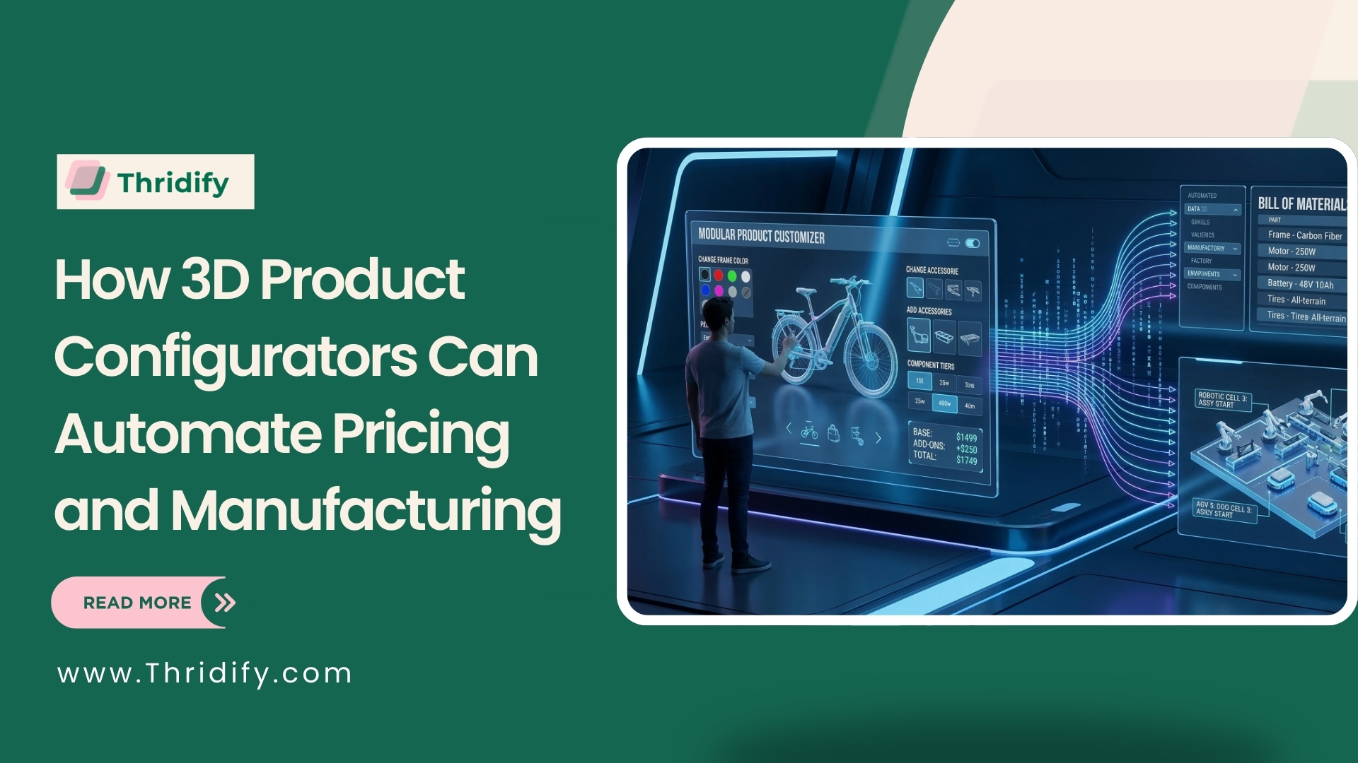 How 3D Product Configurators Can Automate Pricing and Manufacturing